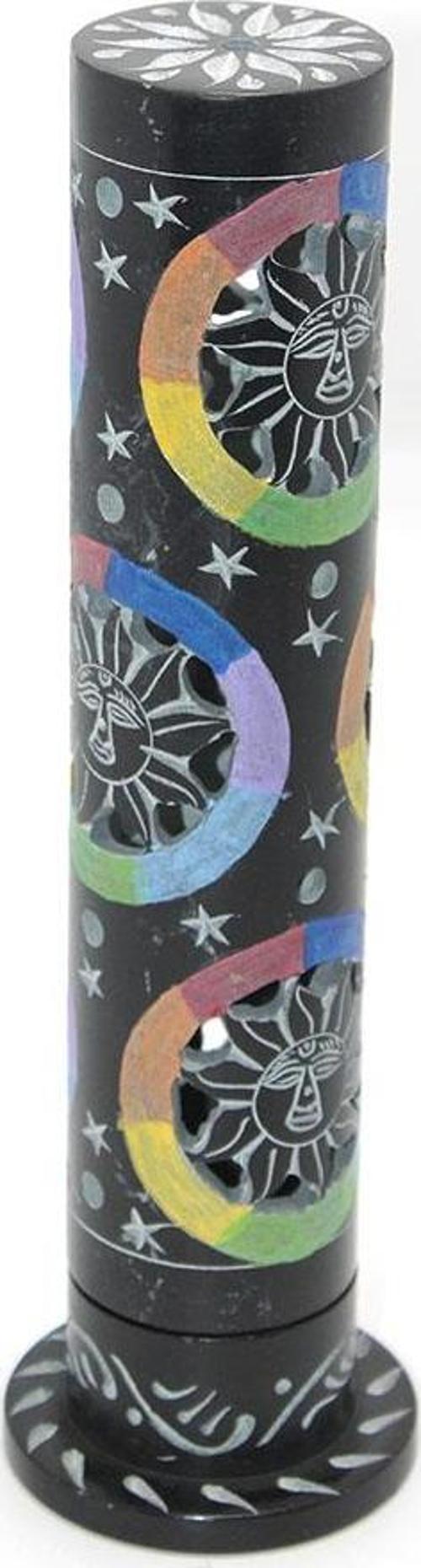 Obsidian Taşı İşlemeli Kule Tütsülük Model 3