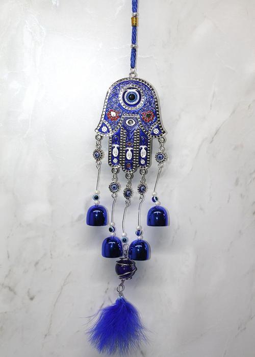 Metal Nazar Boncuğu Çan Model 18