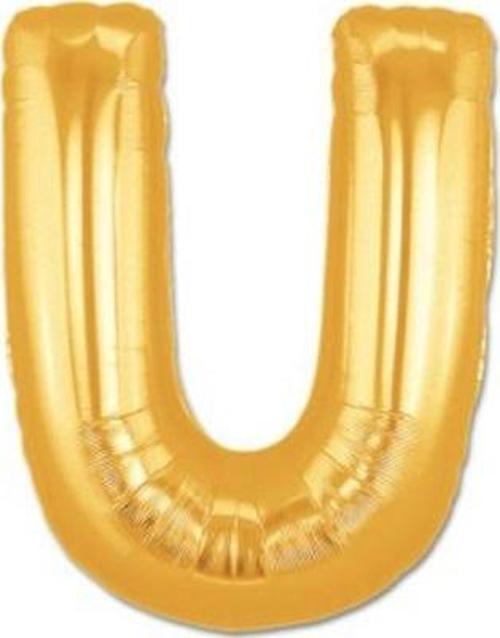 Altın Sarısı Folyo Harf Balon 1 Metre