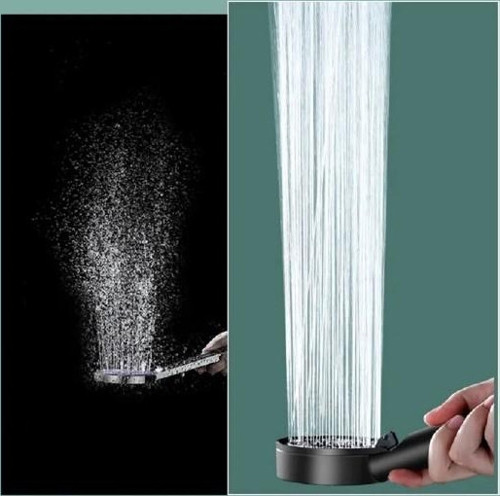 5 Kademeli Duş Başlığı Siyah