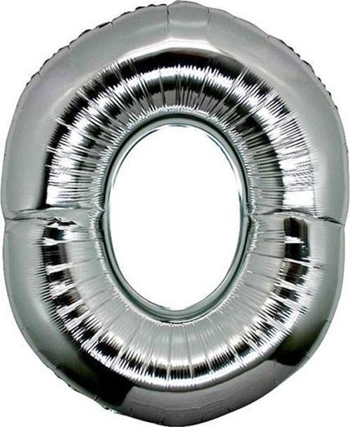 Gümüş Rengi Folyo Harf Balon 1 Metre
