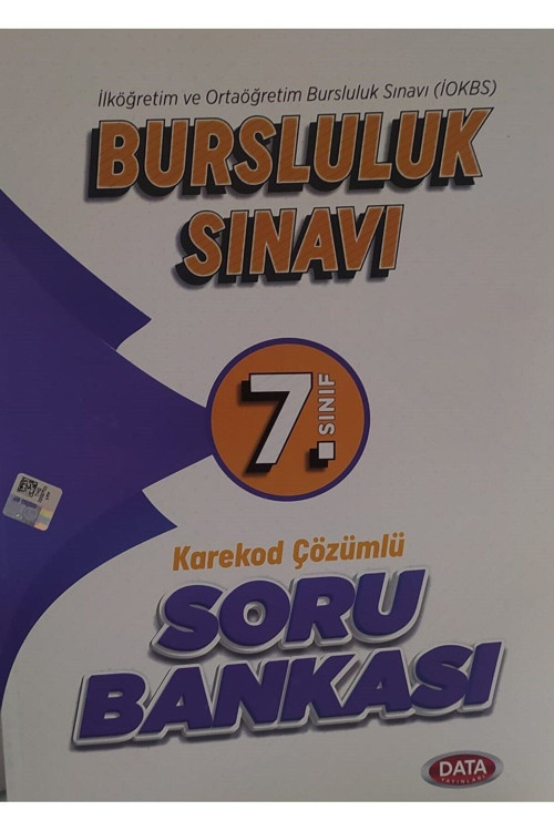 Data 7.sınıf Iokbsbursluluk Sınavı Karekod Çözümlü Soru Bankası(2024)