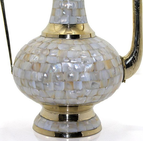 Pirinç Sedefli İbrik 55 Cm