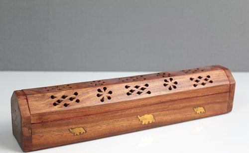 Ahşap Maun Tabut Tütsülük Model 1