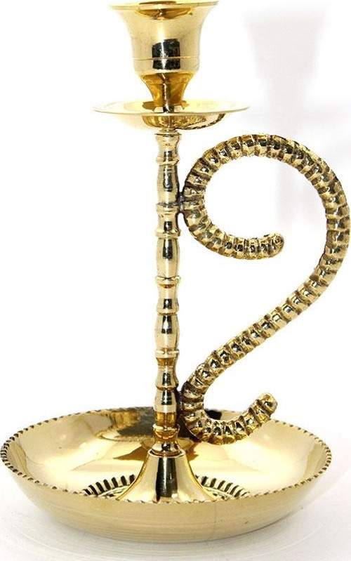 Tekli Pirinç Şamdan Model 1