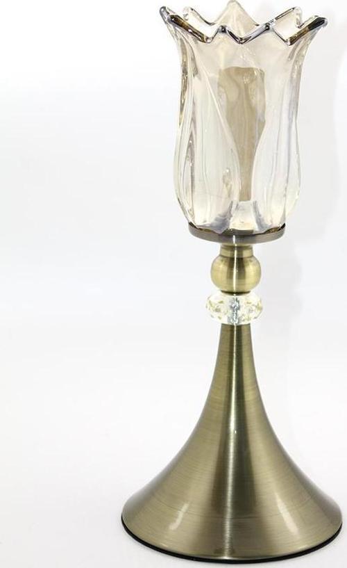 Cam Şamdan Tekli Model 2