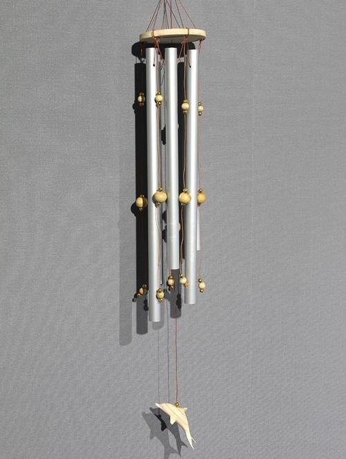 Boncuklu Metal Rüzgar Çanı Model 2