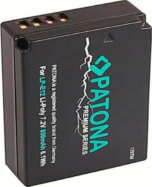 1297 Premium Battery f. Canon LP-E12
