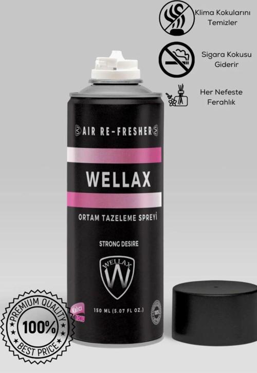 Koku Giderici Klima Bombası Dezenfektan Sprey 150 Ml, Temizleyici Tazeleyici Strong Desire