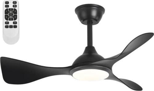 ZÜRİH LED TAVAN VANTİLATÖR SESSİZ SİYAH (CT-3001)