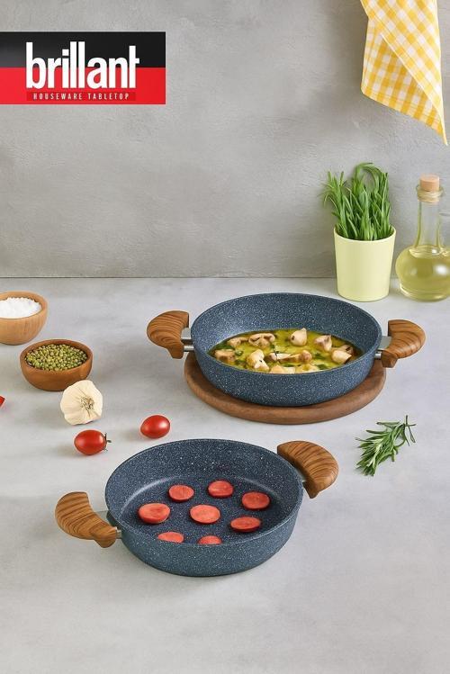 Alpha Bio Granit  2'li Sahan Seti 18- 26 cm