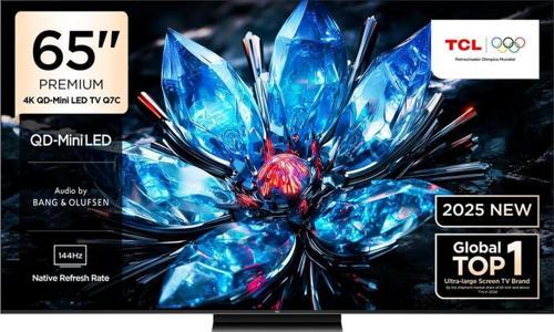 65Q7C 65'' 4K QD-Mini LED Google TV | 144Hz, HDR10+, Dolby Vision IQ, HDMI 2.1, Bluetooth 5.4