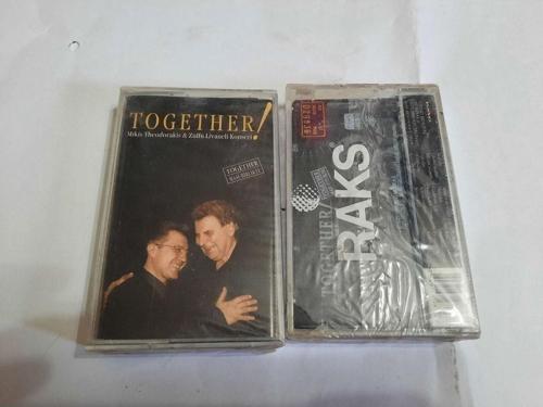  Together - Mıkıs Theodorakıs_Zülfü Livaneli Konseri Jelatinli Cam Baskı Kaset Yabancı