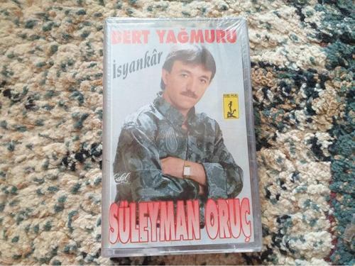 Süleyman Oruç -Dert Yağmuru Cam Baskı Jelatinli Kaset