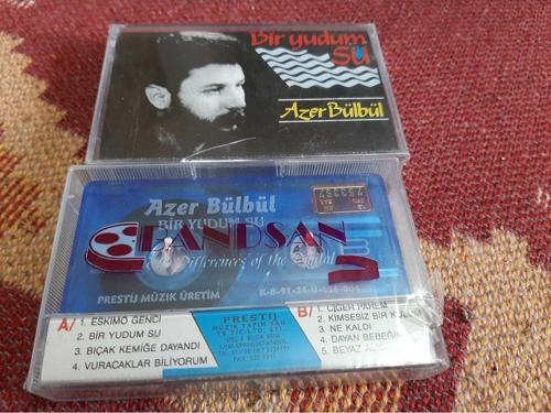 Azer Bülbül - Bir Yudum Su Cam Baskı Jelatinli Kaset