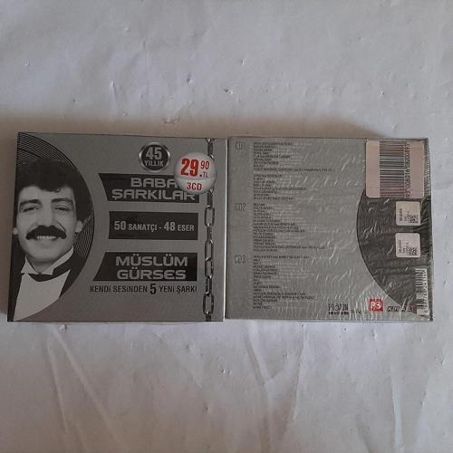  Müslüm Gürses - Baba Şarkılar 3  Birarada Karışık Jelatinli CD