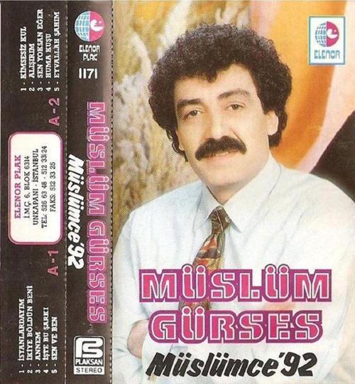  Müslüm Gürses – Müslümce'92 - Sıfır Kaset