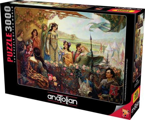3000 Parçalık Puzzle - Lancelot & Guinevere 4929