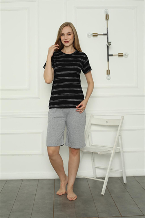 Kadın Penye Şortlu Pijama Takım 4162
