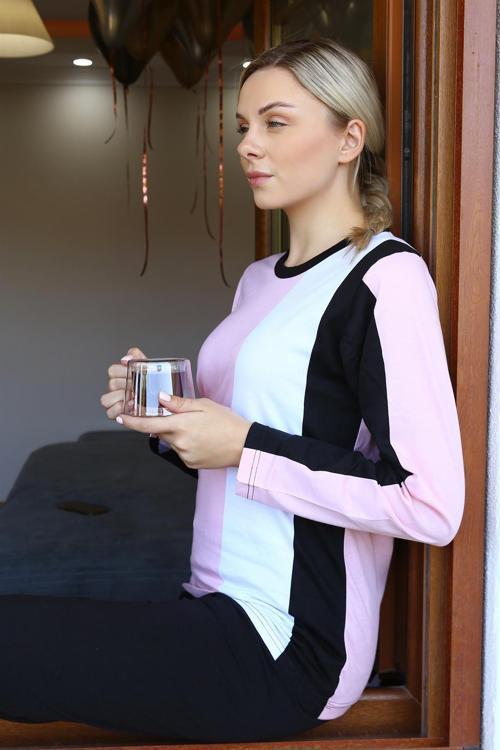Kadın Uzun Kol Penye Pijama Takım 4173