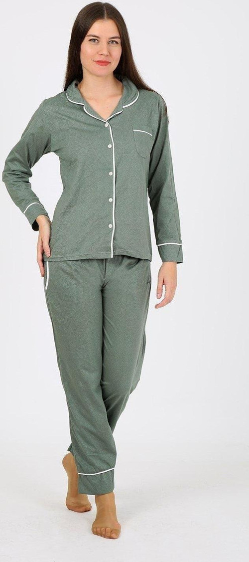 Kadın Penye Uzun Kol Pijama Takım 2775
