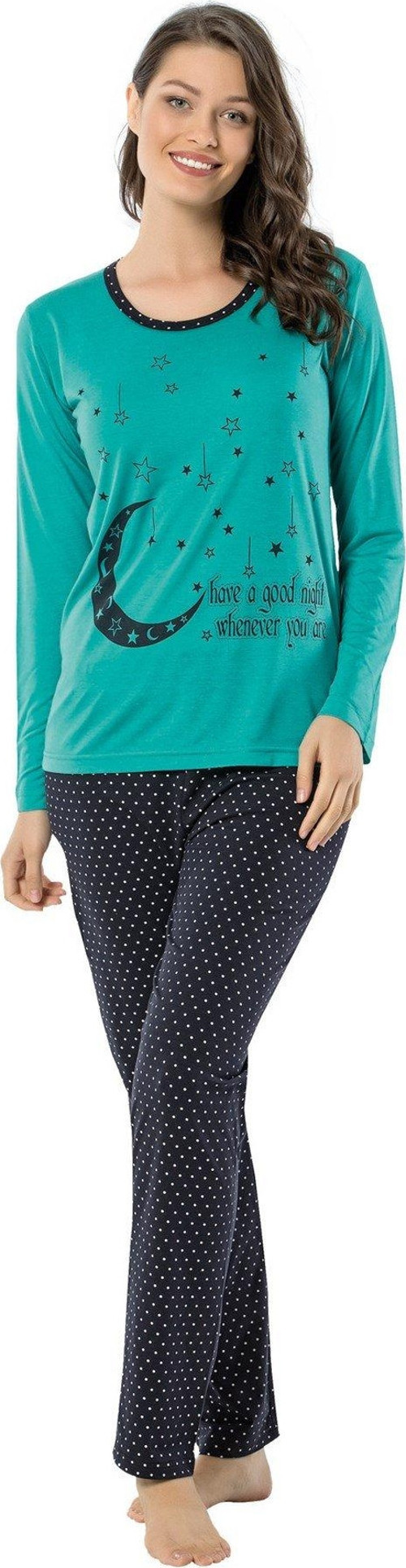 Bayan Uzun Kol Pijama Takımı 2450