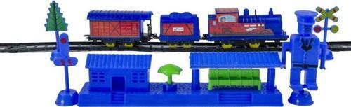 020002 İstasyonlu Tren Kırmızı -UJtoys