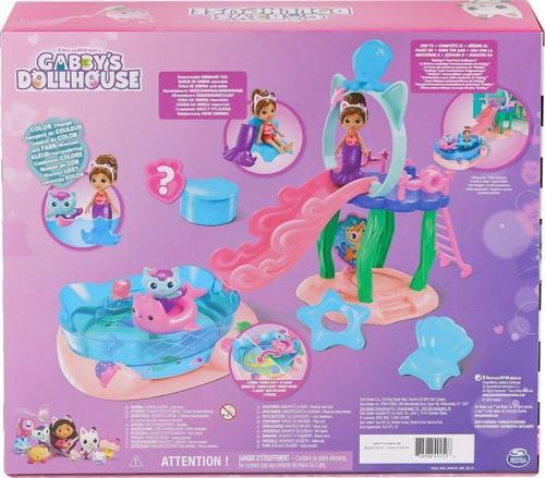 6067878 Gabbys Dollhouse Gabby ve Mercat Purr-ific Havuz Oyun Seti