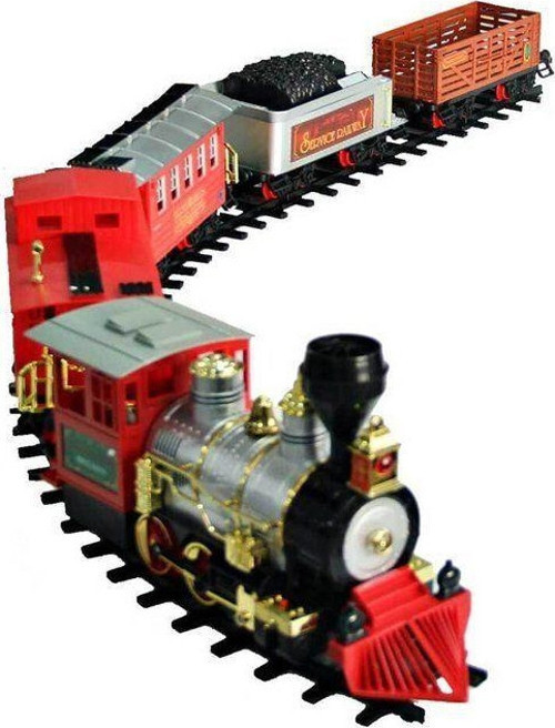 1555 Klasik Tren Seti Sesli ve Işıklı 35 Parça
