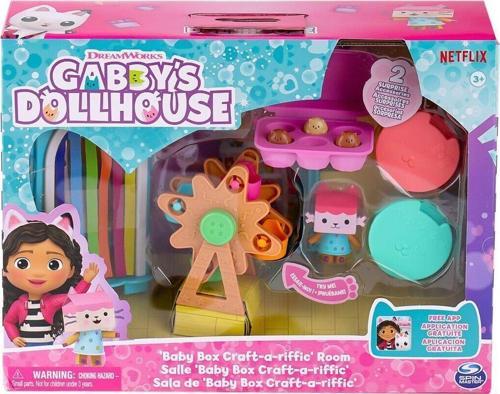 69300 Gabbys Dollhouse Baby Box Cat Craft-a-Riffic Room Gabby Kedi Riffic Odası