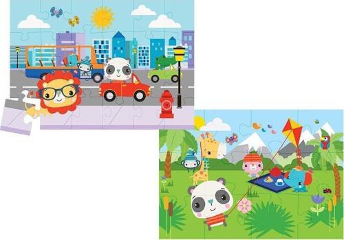 FP 13407  Baby Puzzle City Fun Picnic 2In1