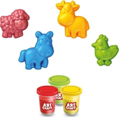 03993 Art Craft Çiftlik Hayvanları Hamur Set 168 Gr -Fentoys