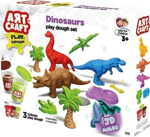 03996 Art Craft Dinozorlar Hamur Set 168 Gr -Fentoys