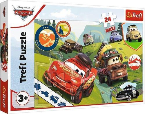 PUZZLE-14352 Maxi Disney Cars 3 24 Parça Çocuk Puzzle