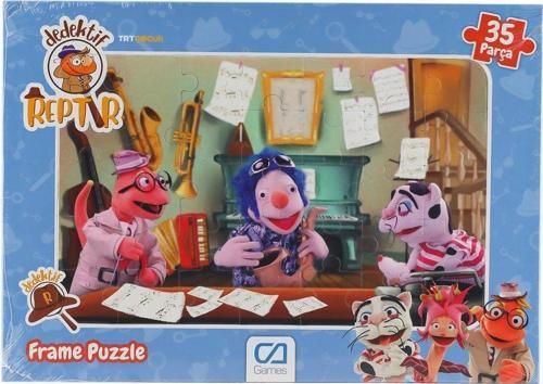 5208 Dedektif Reptır Frame Puzzle 35 Parça -CA Games