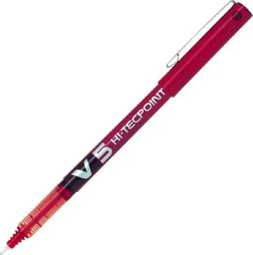 Hi-tecpoint Iğne Uç 0.5 Mm Roller Kalem Kırmızı
