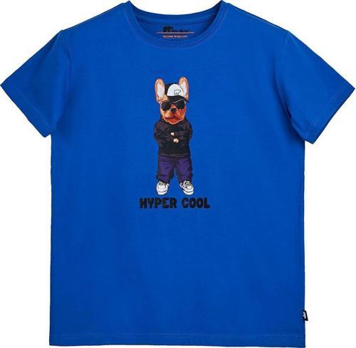 Hyper Bear Saks Mavisi Baskılı Çocuk Tişört