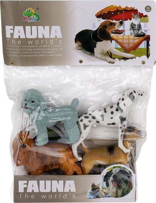 MG7-006A PVC Köpek Hayvan Seti 4'lü -Kidmar Oyuncak