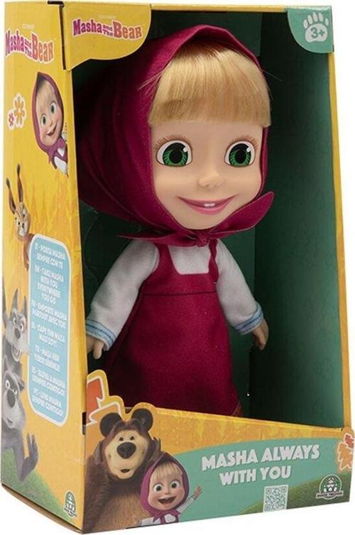 MHA41000 Maşa ve Koca Ayı - 23 cm Masha Doğum Günü Bebeği