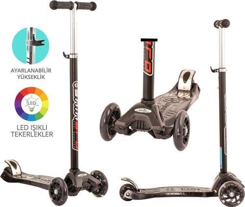 MAXİ TWİST IŞIKLI SCOOTER SİYAH
