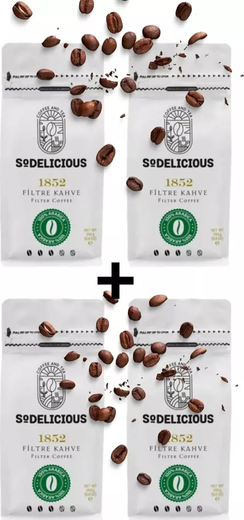 1852 FİLTRE KAHVE 250G X 4LÜ = 1000 GR
