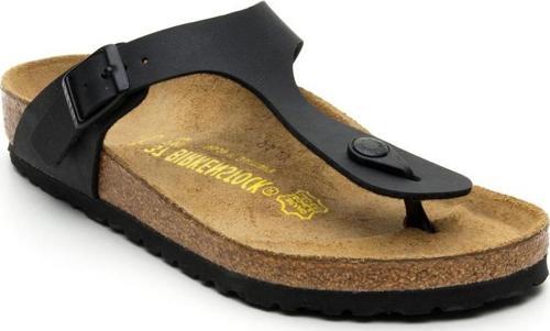 Kadın Terlik 043691 Gizeh Birkenstock NOS Schwarz Birko-Flor