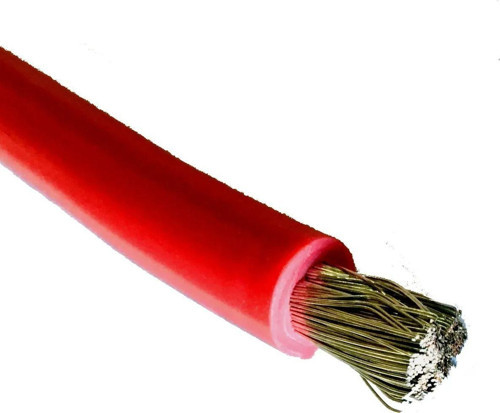 50Mm Akü Kablosu Kalaylı Tekne Karavan Kırmızı Marin Akü Kablosu 2,5Mt