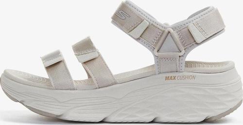 Kadın Sandalet 140218 NAT Skechers MAX CUSHIONING Natural/Brown