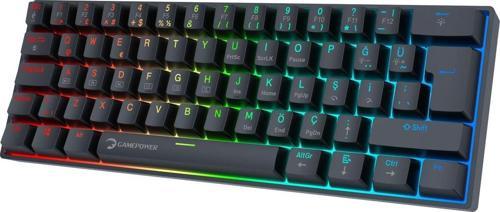 Lyra 60M RGB TKL Blue Switch Kablolu Klavye - Siyah