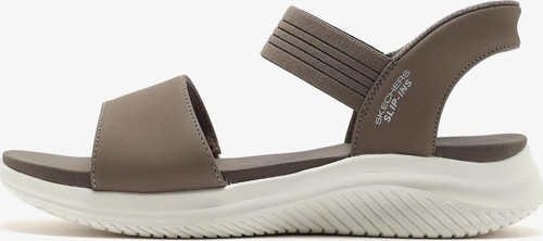 Kadın Sandalet 119804 DKTP Skechers ULTRA FLEX 3.0-SUMMERVILLE Dark Taupe Micro