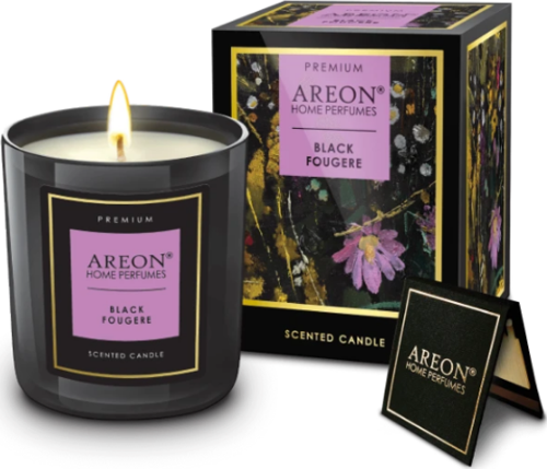 Candles Premium Black Fourege Lüks Kokulu Mum