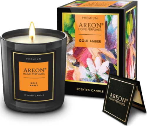 Candles Premium Gold Amber Lüks Kokulu Mum