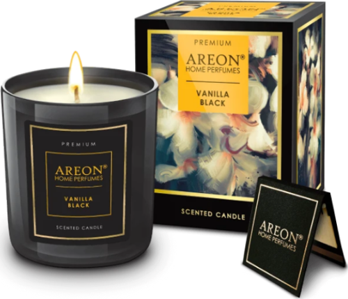 Candles Premium Vanilla Black Lüks Kokulu Mum