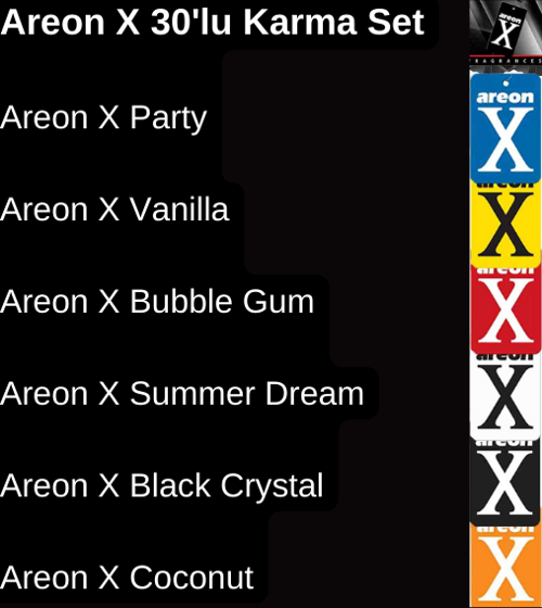 X Display 30'lu Karma Set